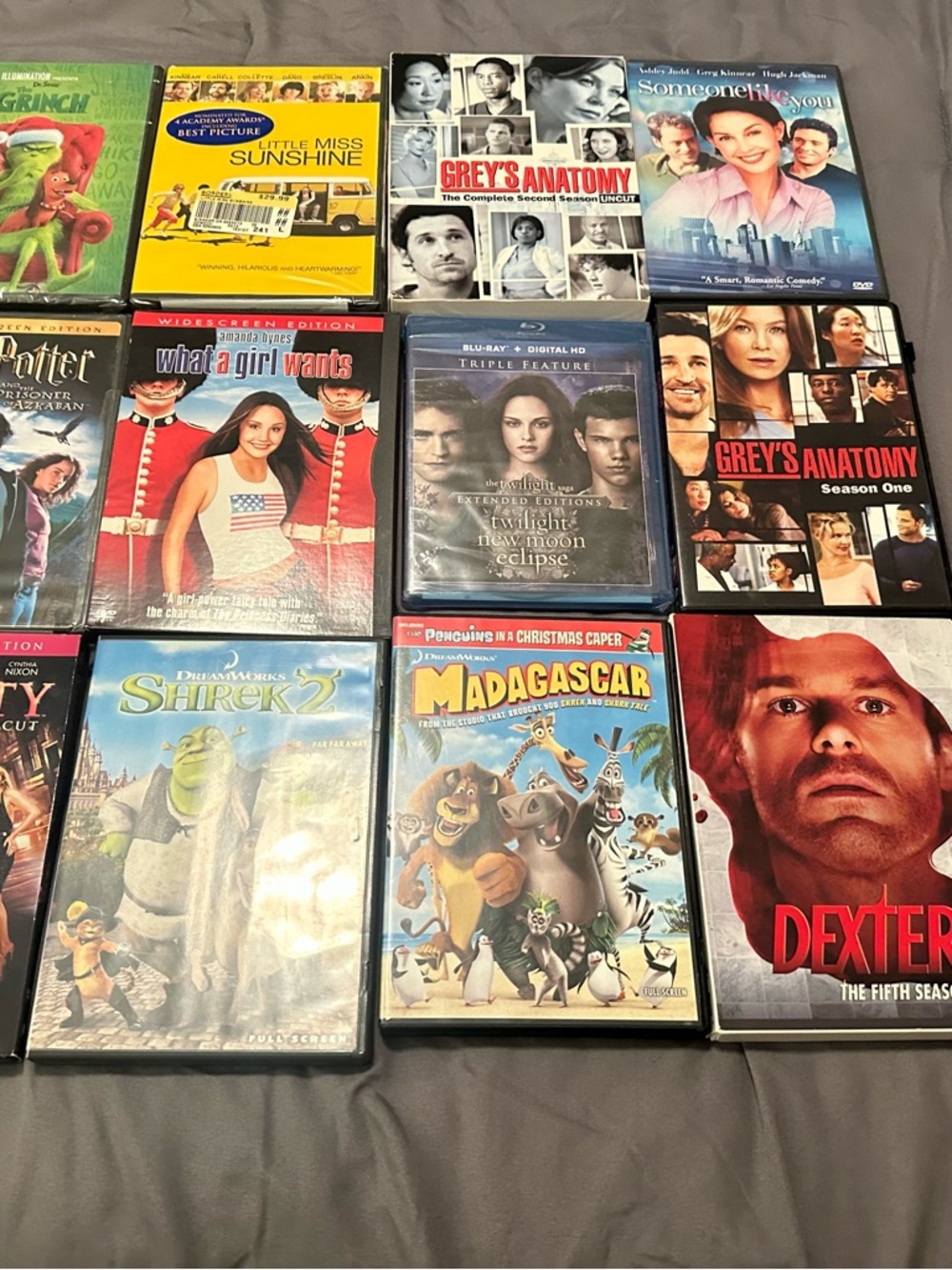 Mixed DVD & Blu-ray Movie Bundle - Assorted Covers with Colorful Art